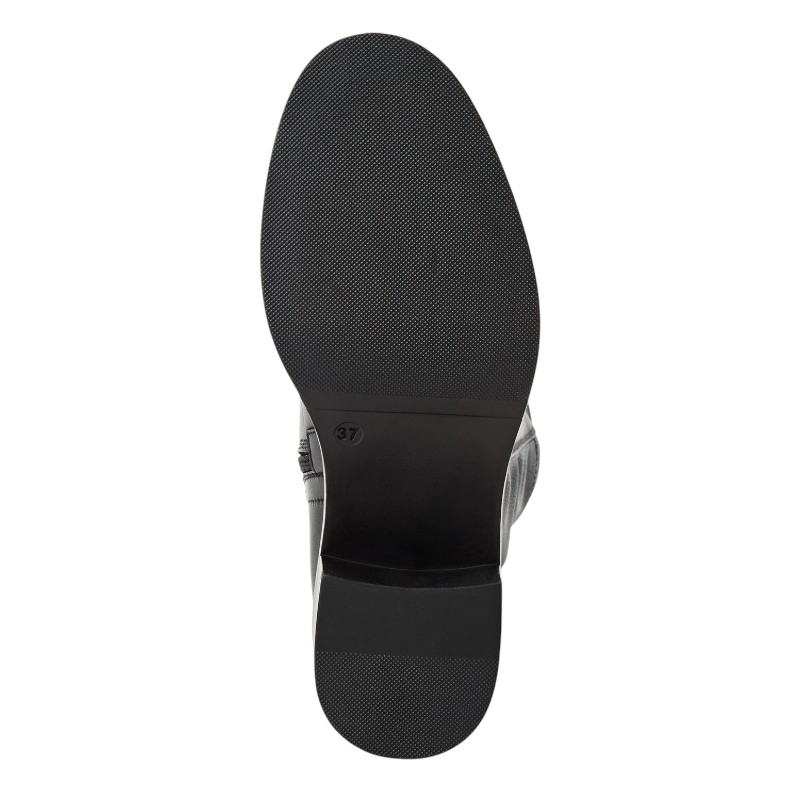 Γυναικείες μπότες Tamaris 1-25508-47 001 μαύρο δέρμα