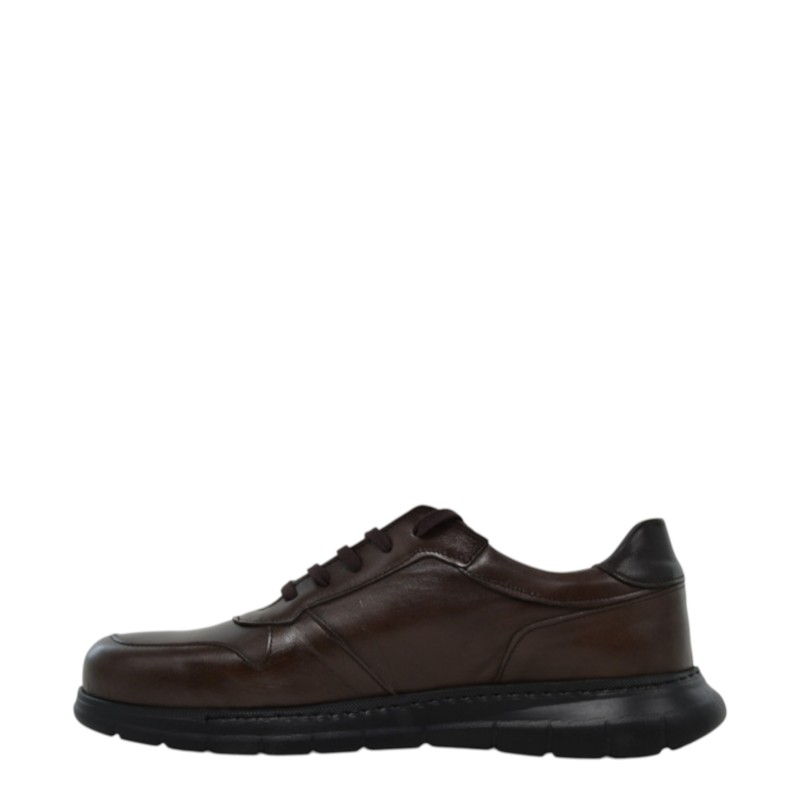Ανδρικά sneakers Antonio Shoes 280-34 καφέ δέρμα
