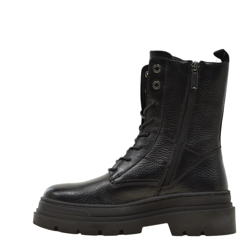 Γυναικεία αρβυλάκια Bull Boxer 6VD0040201 2100 Black leather μαύρο δέρμα