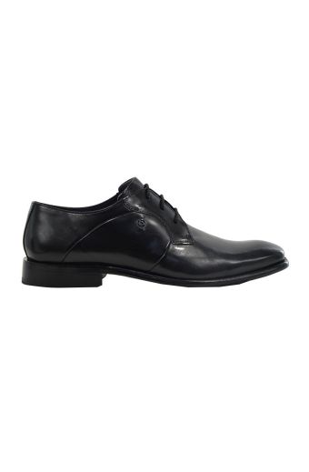 Ανδρικά παπούτσια BUGATTI 311-A5Q6-1000 1000 BLACK μαύρο δέρμα