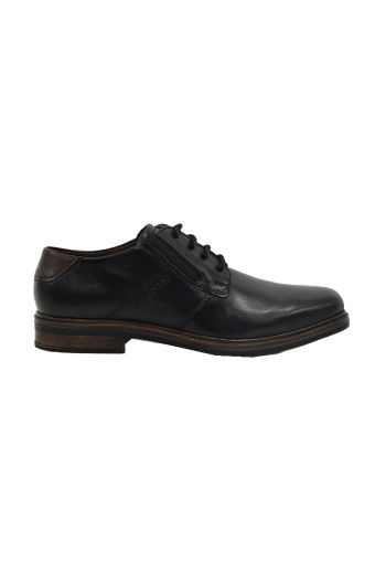 Ανδρικά παπούτσια BUGATTI 311-A8Z05-4000 1000 BLACK μαύρο δέρμα
