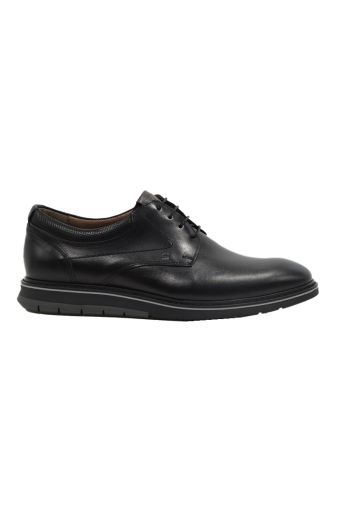 Ανδρικά παπούτσια Damiani 3604 μαύρο δέρμα