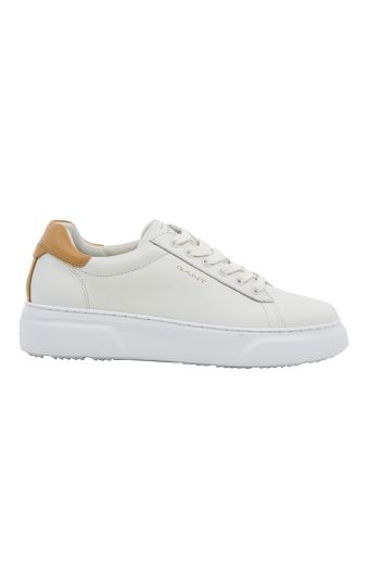 Γυναικεία sneakers GANT Coastride 24531647 Leather G245 white/cognac λευκό