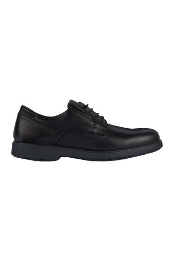 Ανδρικά παπούτσια GEOX U SPHERICA EC11 A–SMO.LEA U35EFA 00043 C9999 BLACK μαύρο δέρμα