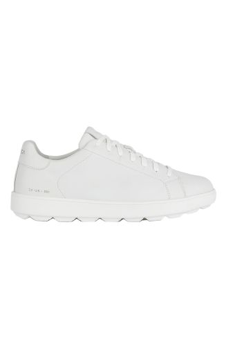 Ανδρικά sneakers GEOX U SPHERICA ECUB-1 C NAPPA U45GPC 00085 C1000 λευκό δέρμα