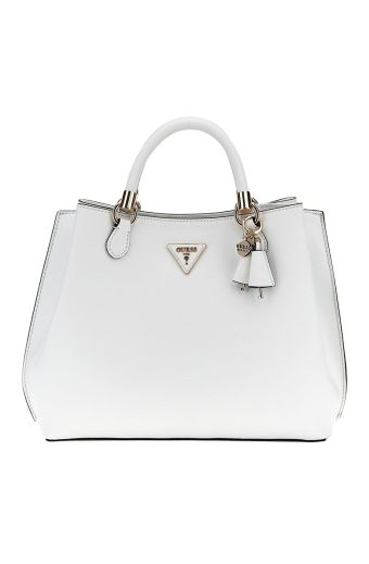 Γυναικεία τσάντα ώμου/χειρός GUESS HWVG919523 GIZELE WHITE λευκό