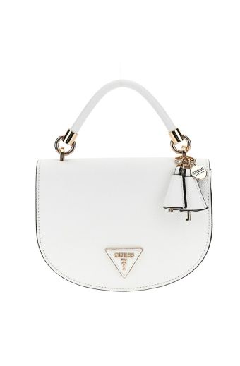 Γυναικεία τσάντα χειρός/ώμου GUESS HWVG919577 GIZELE MINI WHITE λευκό