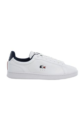 Ανδρικά sneakers Lacoste CARNABY PRO TRI 123 1 SMA WHT/NVY/RED LEATHER 745SMA0114407 λευκό δέρμα
