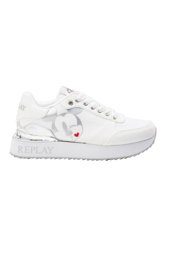 Γυναικεία sneakers REPLAY GWS8P.000 C0003T RS8P0003T PENNY DISNEY 3 0081-WHITE SILVER λευκό