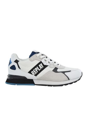 Ανδρικά sneakers REPLAY RS1D0048T ADRIEN GAME 3 0062-WHITE BLACK λευκό