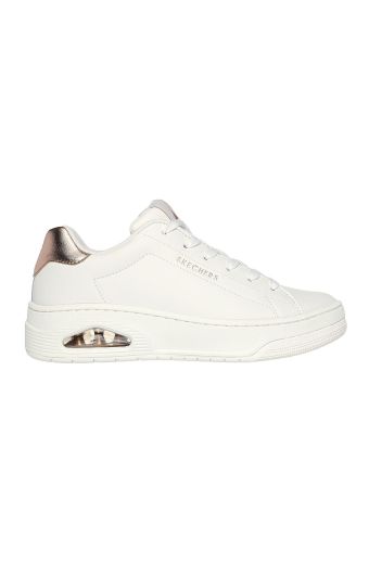 Γυναικεία sneakers SKECHERS 177700/WHT UNO COURT-COURTED WHITE λευκό