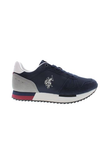 Ανδρικά sneakers U.S.POLO ASSN BALTY001-DBL001 TEXTILE-ECO SUEDE μπλε