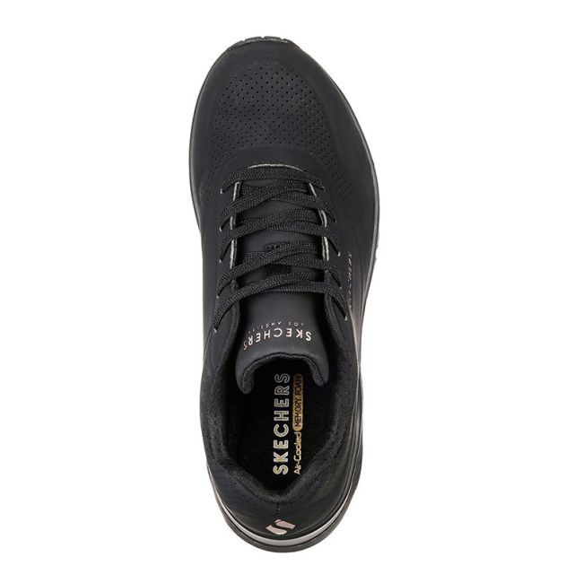 Γυναικεία sneakers SKECHERS 73690/BBK UNO-STAND ON AIR BLACK μαύρο