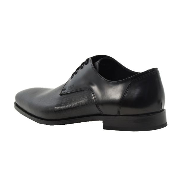 Ανδρικά παπούτσια BOSS V4972 GLM BLACK GLAMOUR μαύρο δέρμα