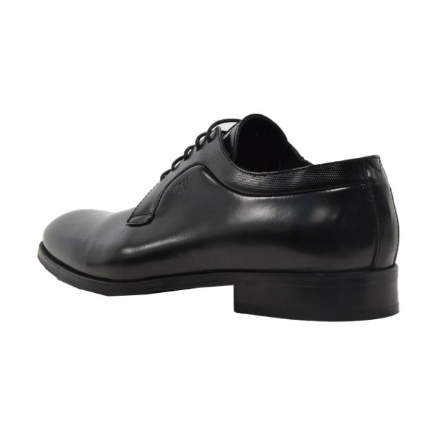 Ανδρικά παπούτσια BOSS Z7521 SPAZZ μαύρο δέρμα