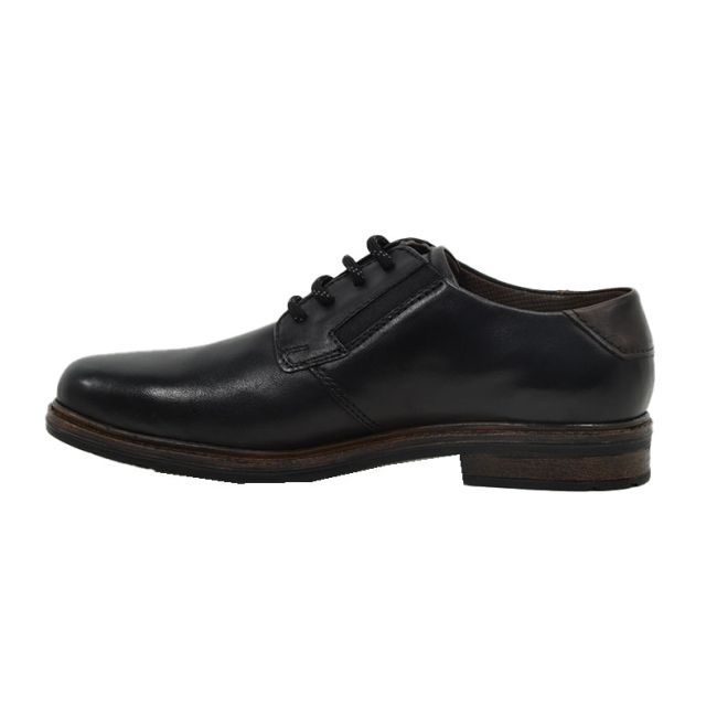 Ανδρικά παπούτσια BUGATTI 311-A8Z05-4000 1000 BLACK μαύρο δέρμα