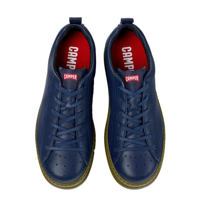 Ανδρικά παπούτσια Camper  K100226-135 Runner Four Sella Yard/Runnerfour Jasper Blue μπλε δέρμα