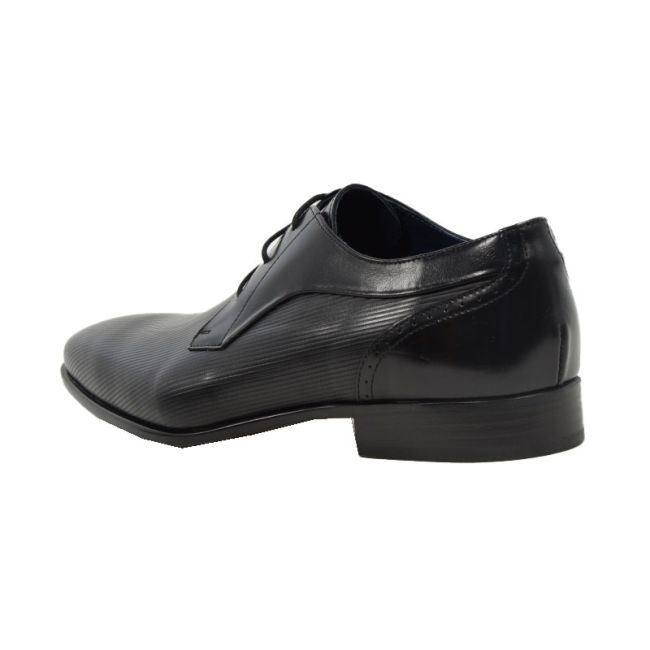 Ανδρικά παπούτσια Damiani 2103 μαύρο δέρμα