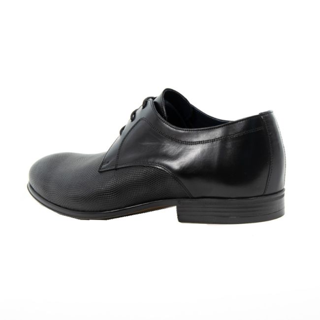 Ανδρικά παπούτσια Damiani 2210 μαύρο δέρμα