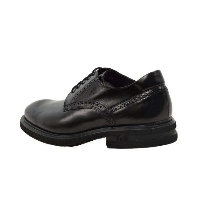 Ανδρικά παπούτσια Fluchos BELGAS F0630 SIERRA NEGRO μαύρο δέρμα