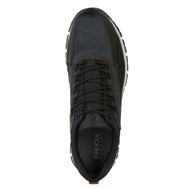 Ανδρικά sneakers GEOX U DELRAY B ABX B –TUM.GBK+SUE U260MB 0FE22 C9270 BLACK/ANTRACITE μαύρο