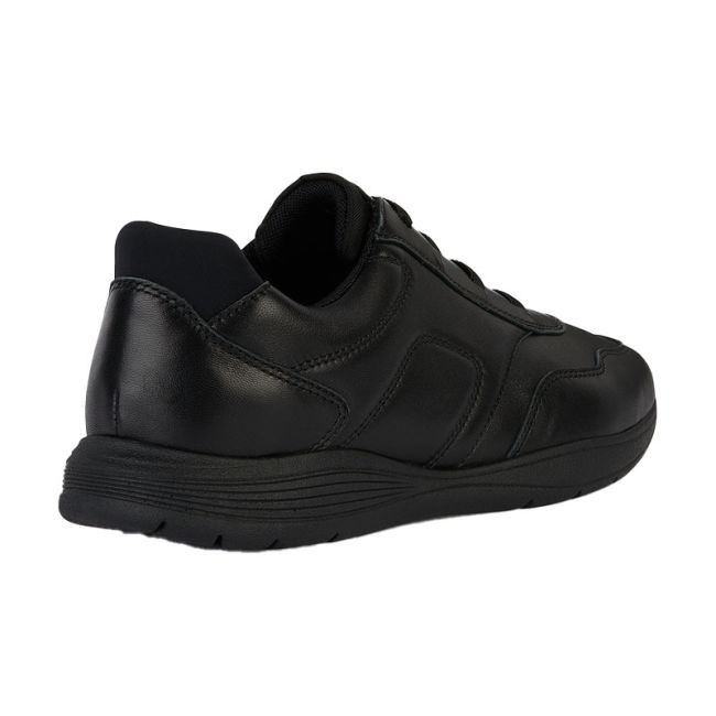 Ανδρικά sneakers GEOX U SPHERICA EC2 E-SHEEP LEA U45BXE 000LM C9999 μαύρο δέρμα
