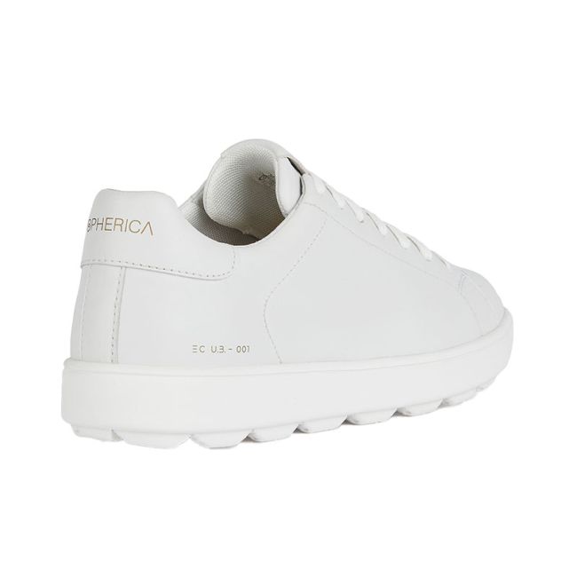 Ανδρικά sneakers GEOX U SPHERICA ECUB-1 C NAPPA U45GPC 00085 C1000 λευκό δέρμα