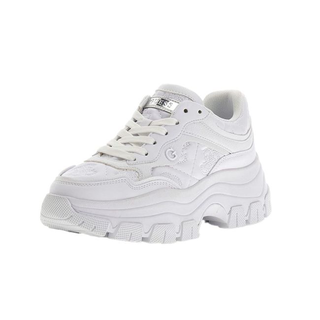 Γυναικεία sneakers GUESS FLPBR4FAL12 BRECKY4 λευκό