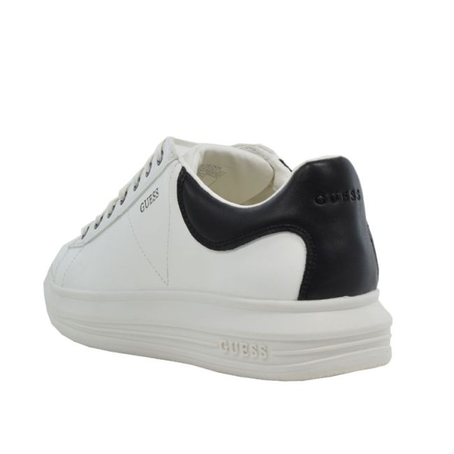 Ανδρικά sneakers GUESS VIBO FM5VIBELE12-WHBLK λευκό δέρμα