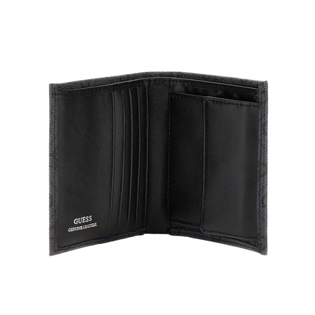 Ανδρικό πορτοφόλι GUESS SAFFIANO GFBOXMP3301-BLA μαύρο