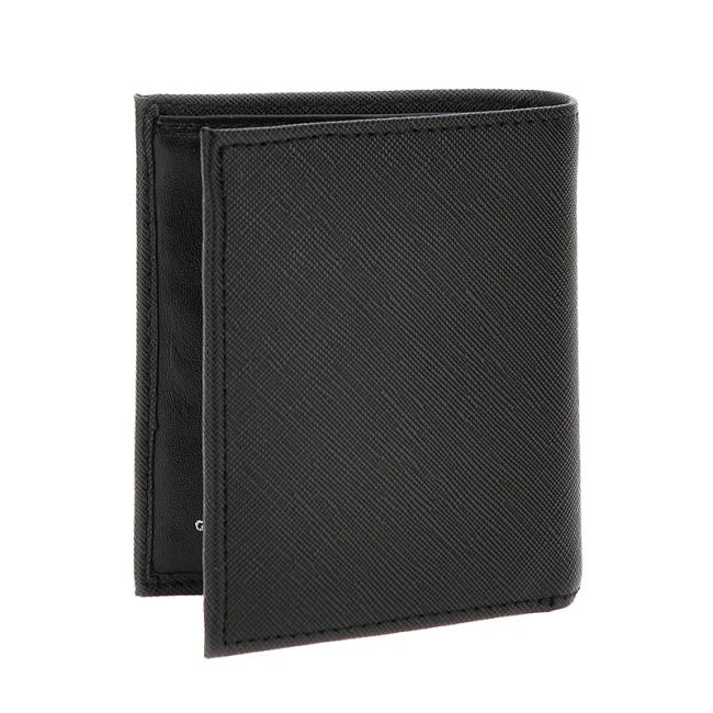 Ανδρικό πορτοφόλι GUESS SAFFIANO GFBOXMP3303-BLA μαύρο