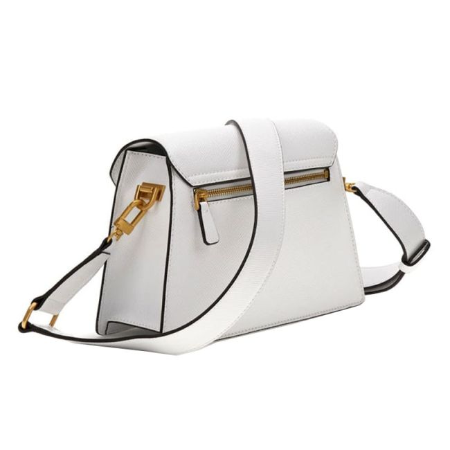 Γυναικεία τσάντα χιαστί/ώμου GUESS HWVA9231120 WHITE LOSSIE λευκό