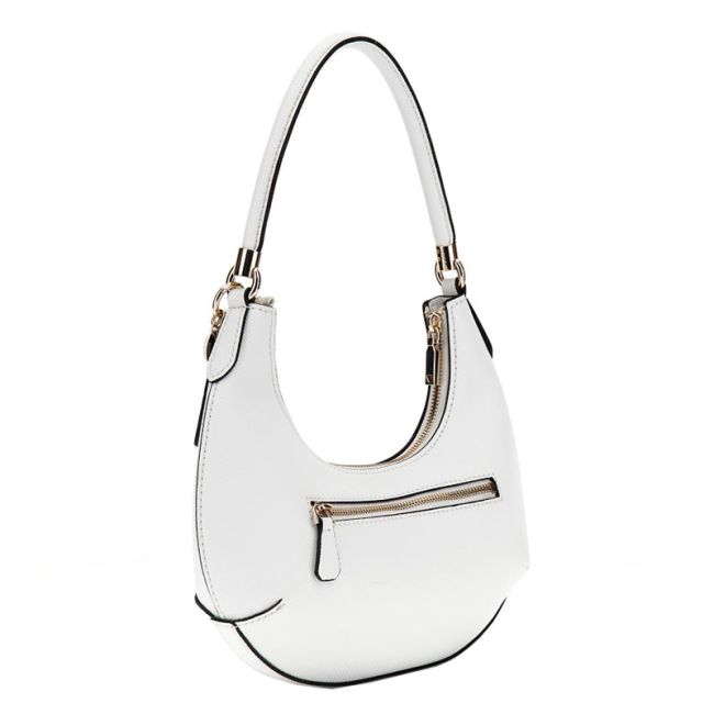 Γυναικεία τσάντα χειρός/ώμου GUESS HWVG919501 GIZELE WHITE λευκό