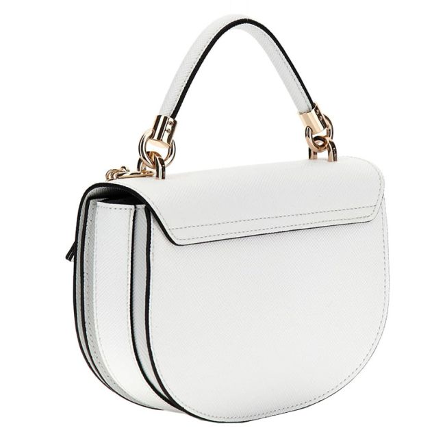 Γυναικεία τσάντα χειρός/ώμου GUESS HWVG919577 GIZELE MINI WHITE λευκό