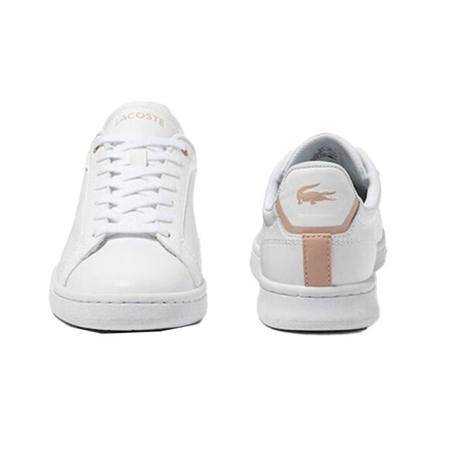 Γυναικεία sneakers Lacoste CARNABY PRO BL 23 1 SFA WHT/LT PNK 745SFA00831Y9 λευκό δέρμα
