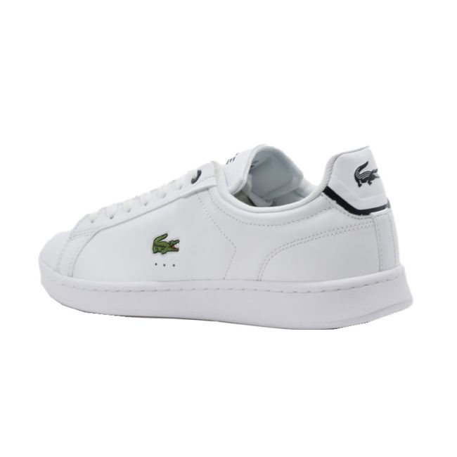 Ανδρικά sneakers Lacoste CARNABY PRO BL23 1 SMA WHT/NVY 745SMA0110042 λευκό δέρμα