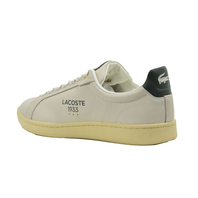 Ανδρικά sneakers Lacoste CARNABY PRO 2235 SMA OFF WHT/GRN 765SMA0037WG1 LEATHER λευκό δέρμα