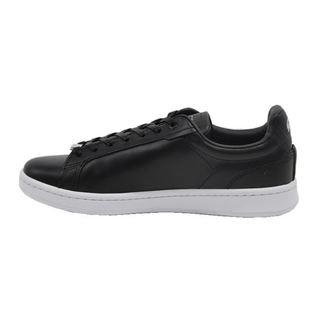 Γυναικεία sneakers Lacoste CARNABY PRO 123 1 SFA BLK/SLV 745SFA008222F LEATHER μαύρο δέρμα