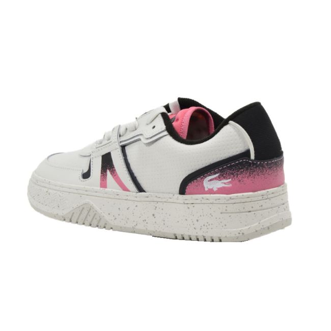 Γυναικεία sneakers Lacoste L001 123 1 SFA WHT/PNK LEATHER 745SFA0031B53 λευκό δέρμα