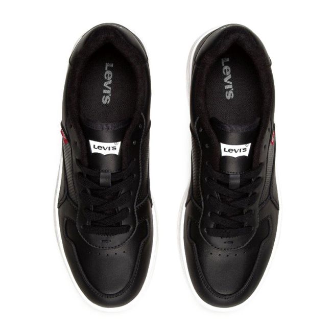 Ανδρικά sneakers LEVI’S GLIDE REGULAR BLACK 235200-713-59 D7521-0002 μαύρο δέρμα