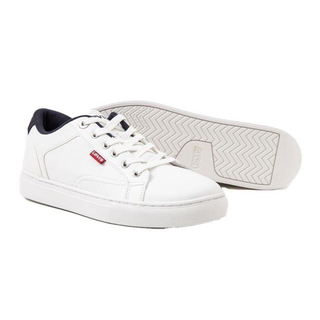 Ανδρικά sneakers LEVI’S COURTRIGHT REGULAR WHITE 232805-981-151 D6545-0001 λευκό