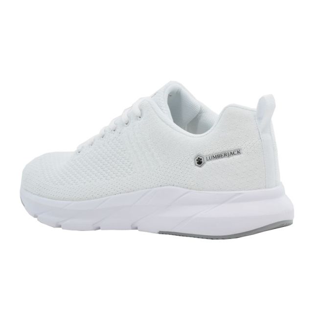 Ανδρικά sneakers LUMBERJACK FABRIC SM63411-002 C27-CA001 WHITE λευκό