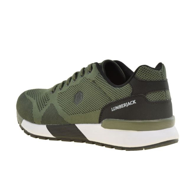 Ανδρικά sneakers LUMBERJACK VENDOR SM62111-003 U22-M0787 MILITARY GREEN/BLACK Λαδί