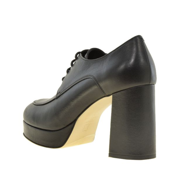 Γυναικεία παπούτσια Makis Fardoulis 630-05 μαύρο δέρμα