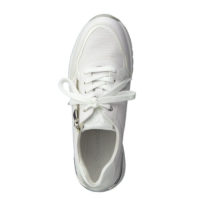 Γυναικείο Sneakers Marco Tozzi 2-23743-20 100 Λευκό