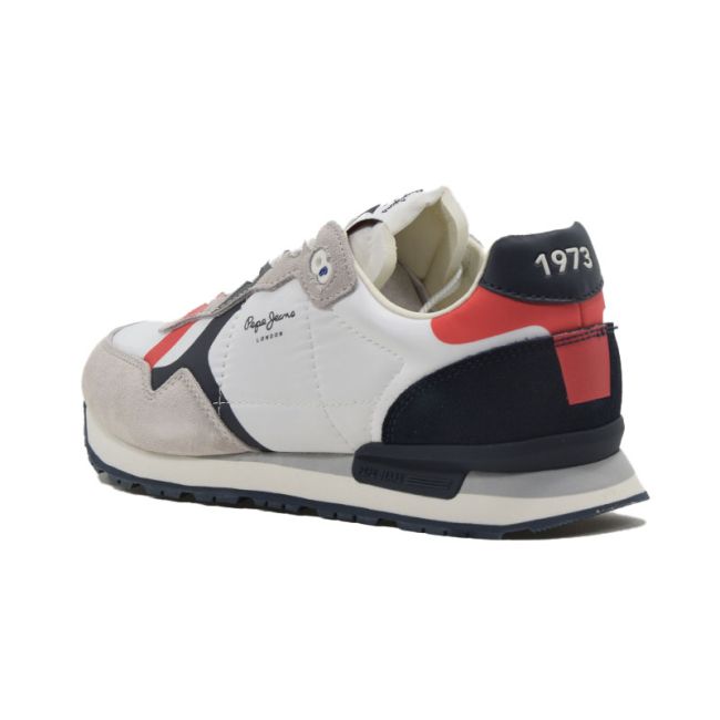 Ανδρικά Sneakers Pepe Jeans PMS40007 800 BRIT ROAD M 800WHITE λευκό