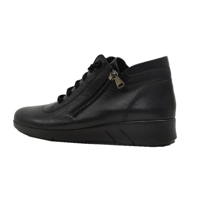Γυναικεία Sneakers Ragazza 0412 μαύρο δέρμα