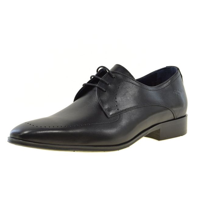 Ανδρικά παπούτσια Fluchos 34013 CESAR F0492 μαύρο δέρμα