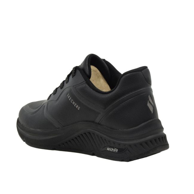 Γυναικεία sneakers SKECHERS 155570/BBK ARCH FIT S-MILES-MILE MAKERS BLACK μαύρο