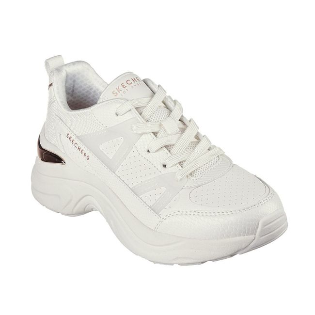 Γυναικεία sneakers SKECHERS 177576/WHT HAZEL-FAYE WHITE λευκό